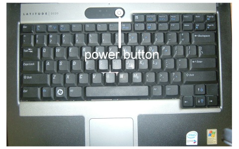 power button